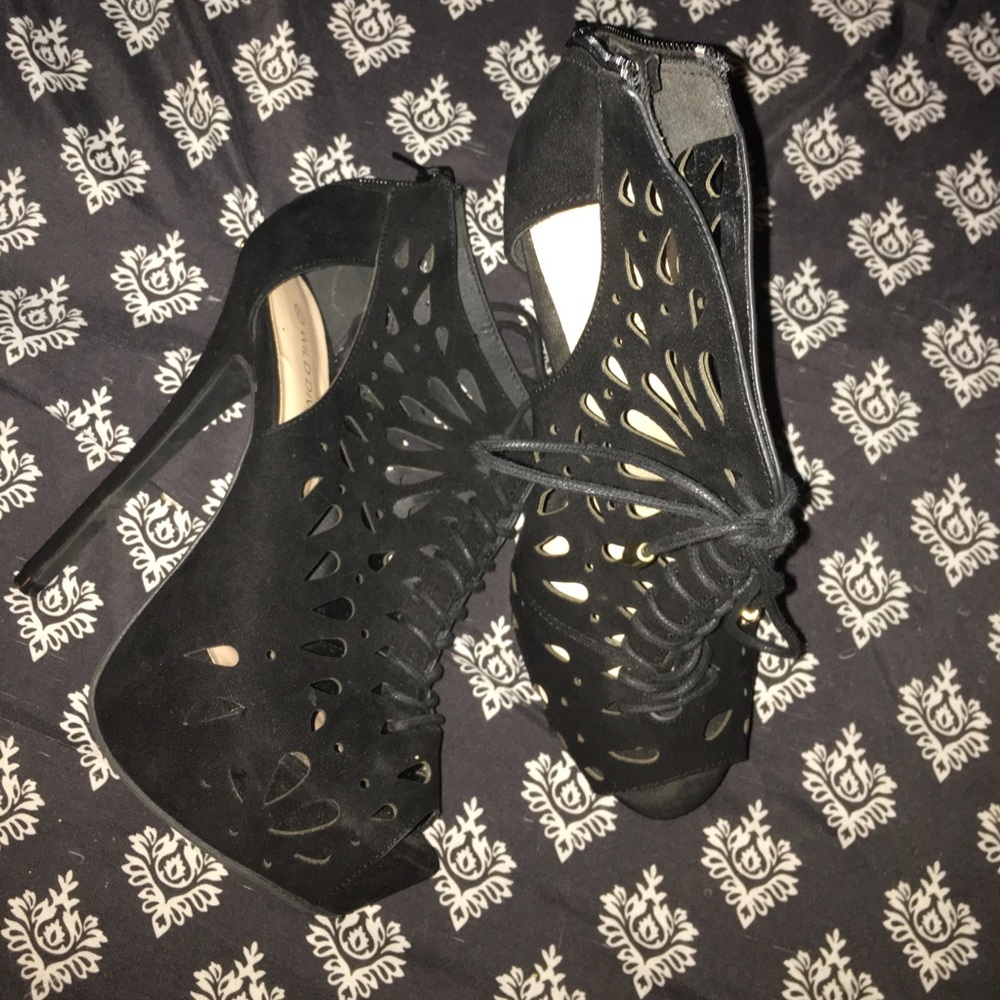 Black heels